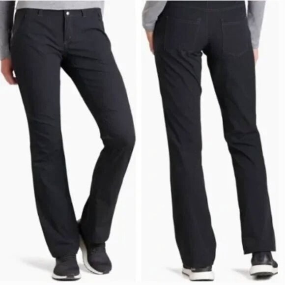 Kuhl Strattus Black Hiking Rip Stop Pants Black Size 6 - Picture 1 of 15
